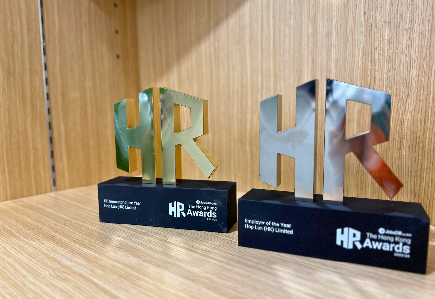 Hop Lun Being Awarded As "Employer Of The Year" And "HR Innovator Of The Year" At JobsDB HR Awards